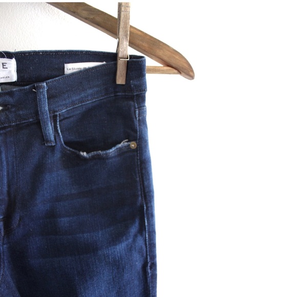 Frame Le Skinny de Jeanna Crop Lauretta Wash size 28 6 - Picture 6 of 10
